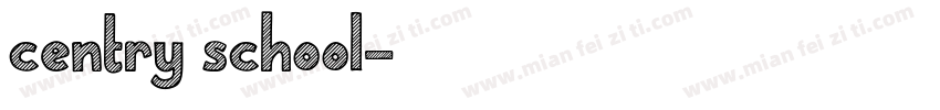 centry school字体转换